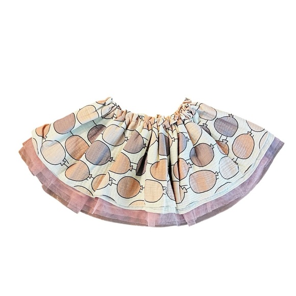 Oh Baby! Balloon Print Skirt Soft pink, muted purple and cream Size 4 - Picture 5 of 8